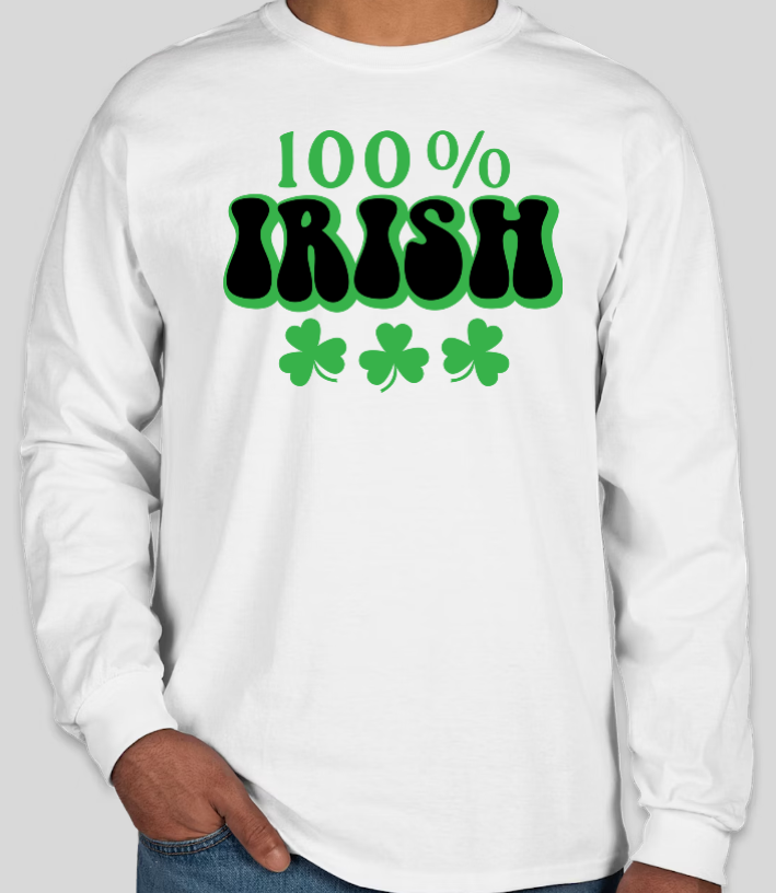 100% Irish long sleeve