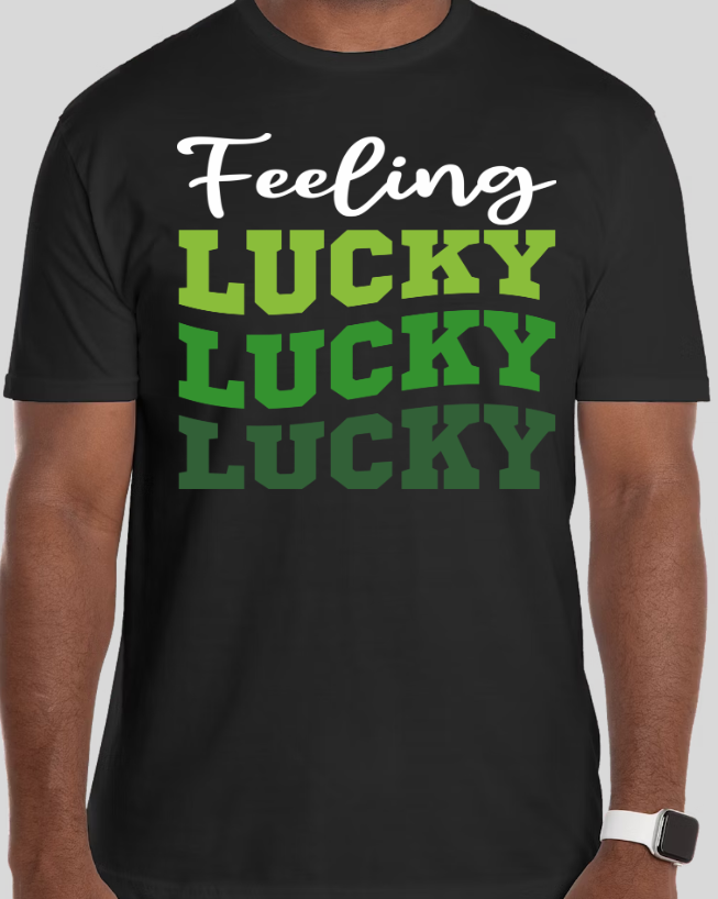 Feeling lucky t shirt