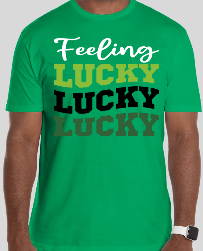 Feeling lucky t shirt