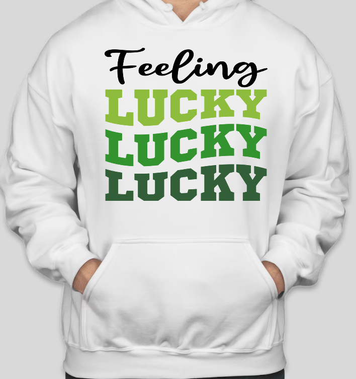 Feeling lucky hoodie