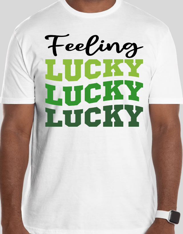 Feeling lucky t shirt