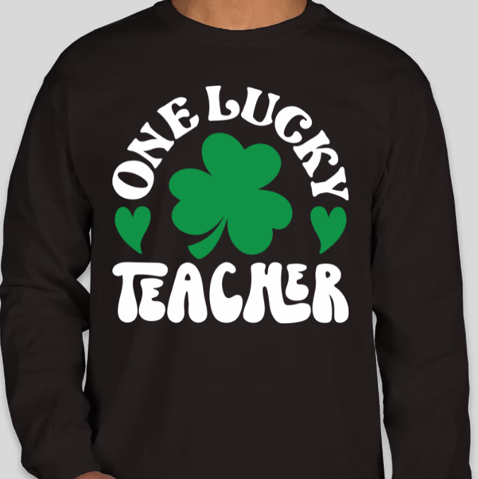 One Lucky Teacher Long Sleeve