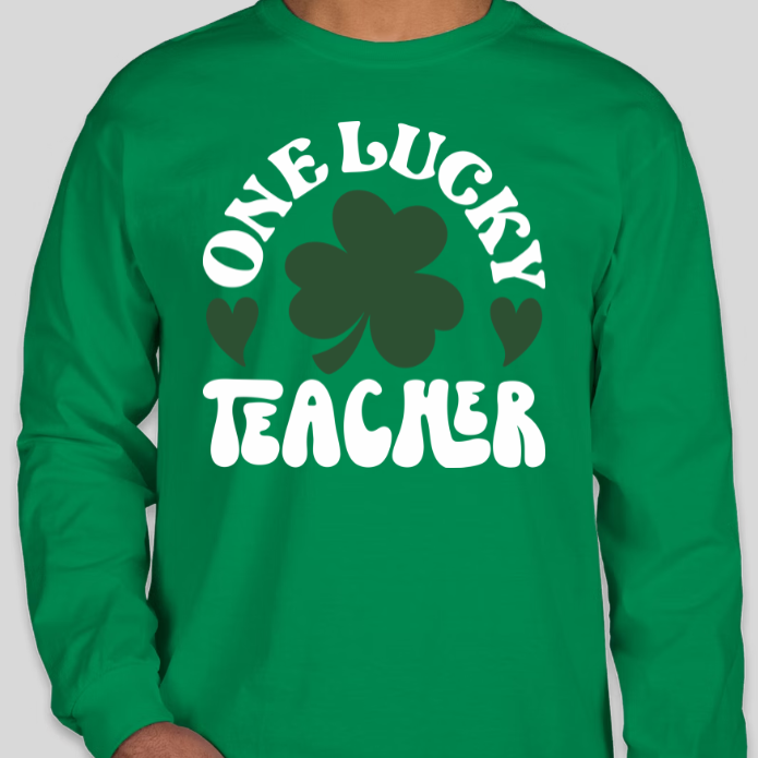 One Lucky Teacher Long Sleeve