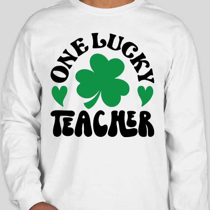 One Lucky Teacher Long Sleeve