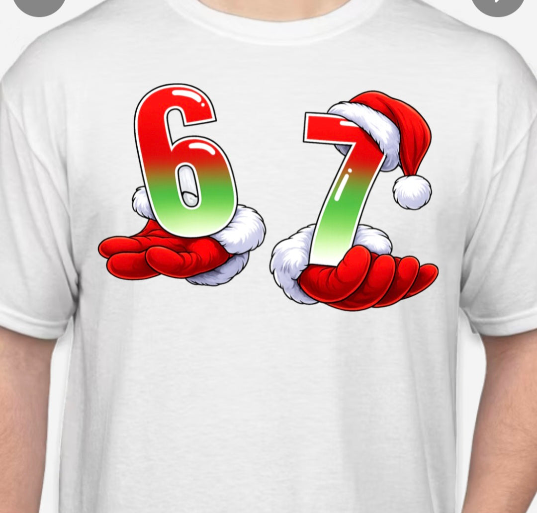 Santa Gloves 6 7 T-Shirt