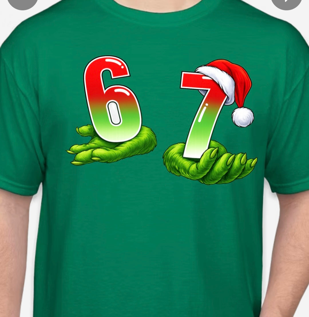 Grinch Hands 6 7 T-shirt
