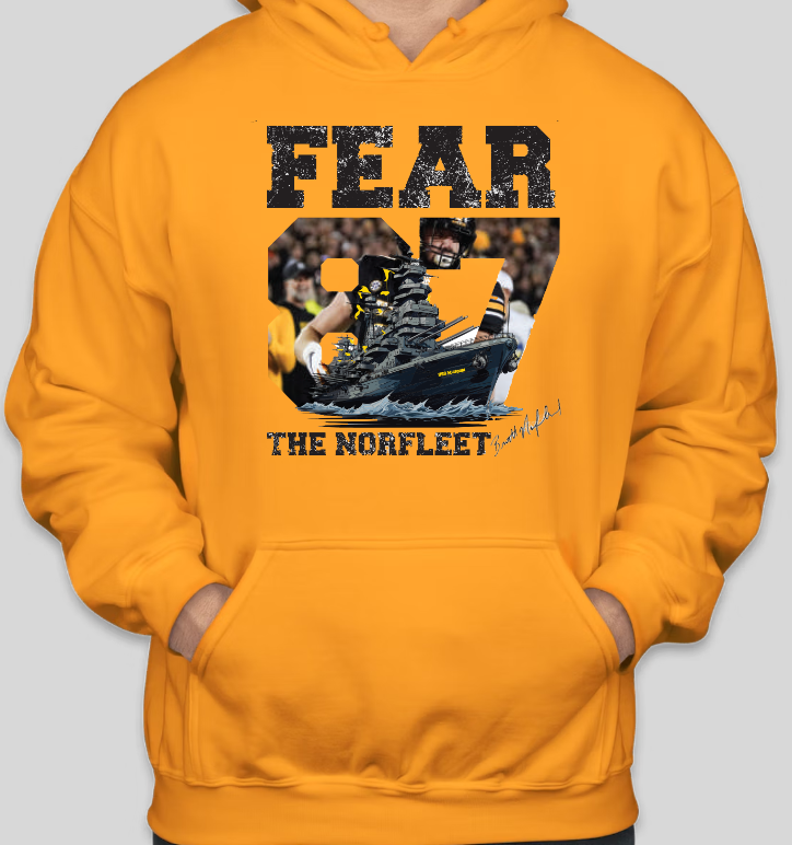 Fear the Norfleet Hoodie (Black, Gold, Sport Grey and White)