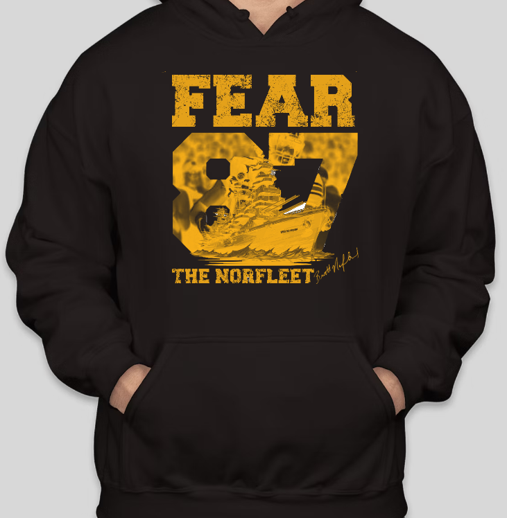 Fear the Norfleet Hoodie (Black, Gold, Sport Grey and White)