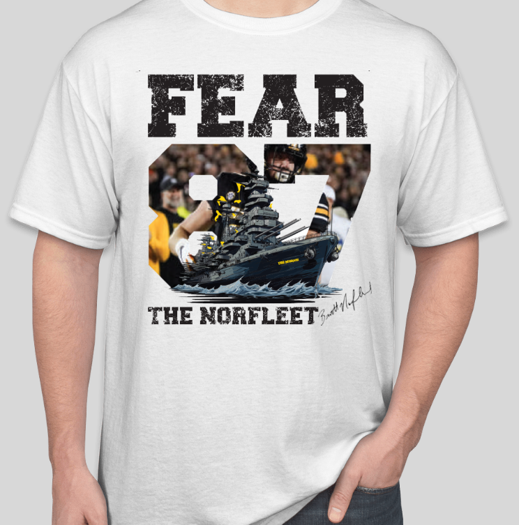 Fear the Norfleet T-Shirt (Black, Gold, Sport Grey and White)