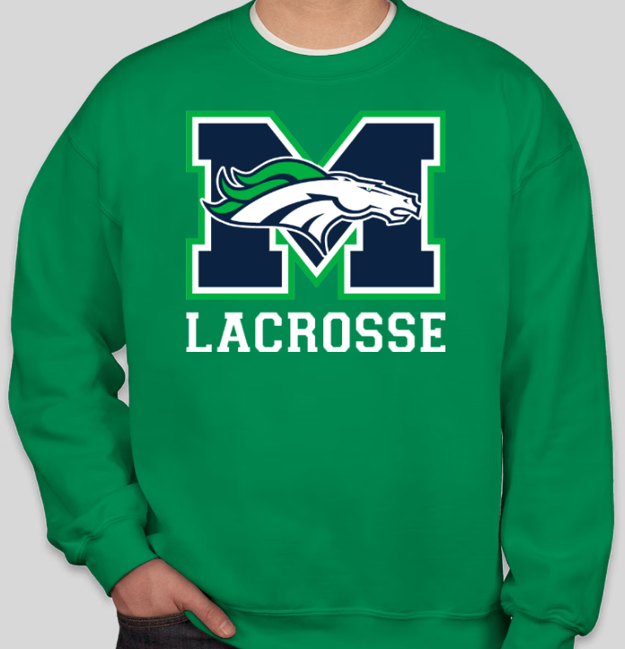 M LACROSSE Crewneck Sweat Shirt