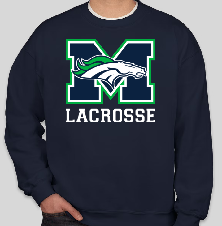 M LACROSSE Crewneck Sweat Shirt