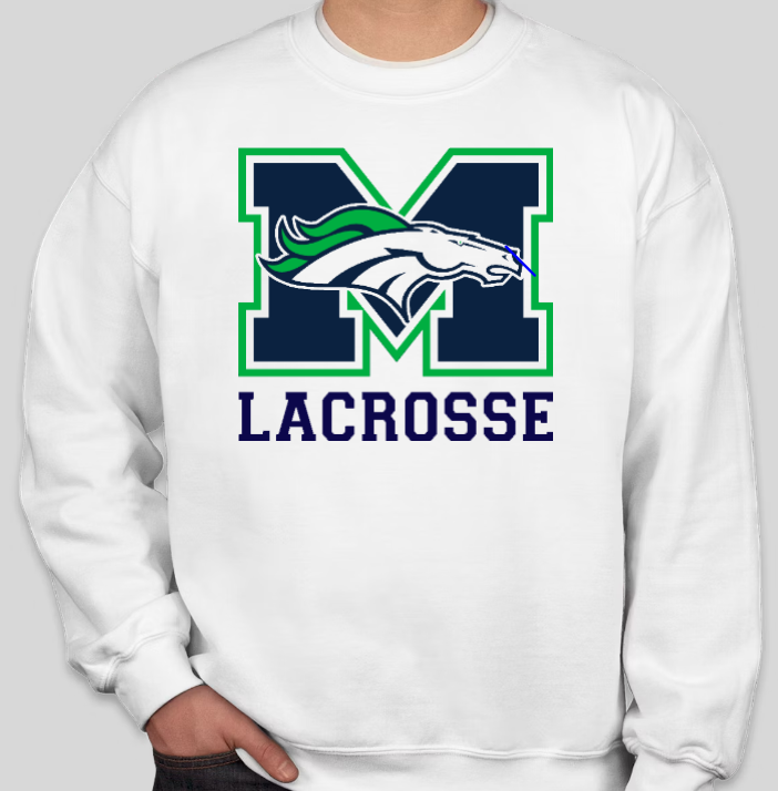 M LACROSSE Crewneck Sweat Shirt