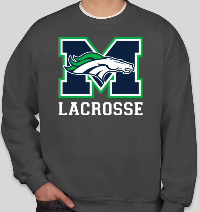 M LACROSSE Crewneck Sweat Shirt