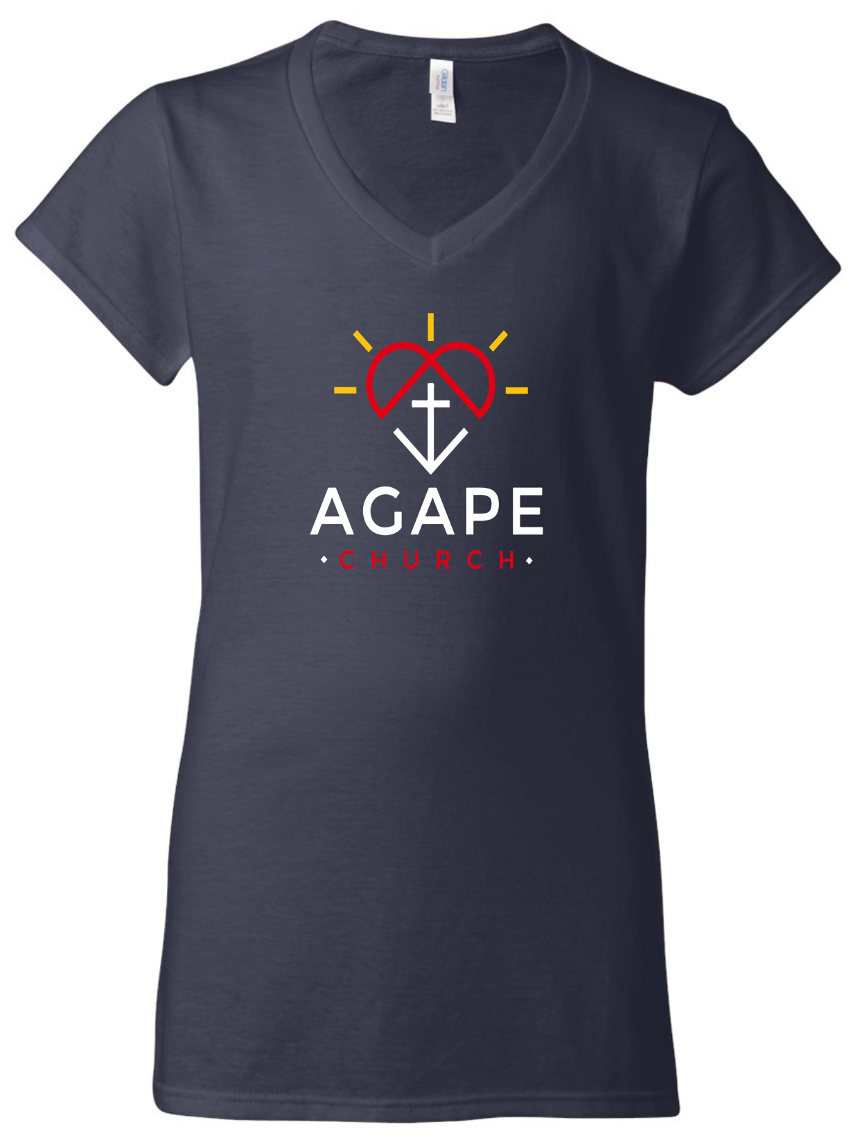 Agape Church Ladies V-Neck