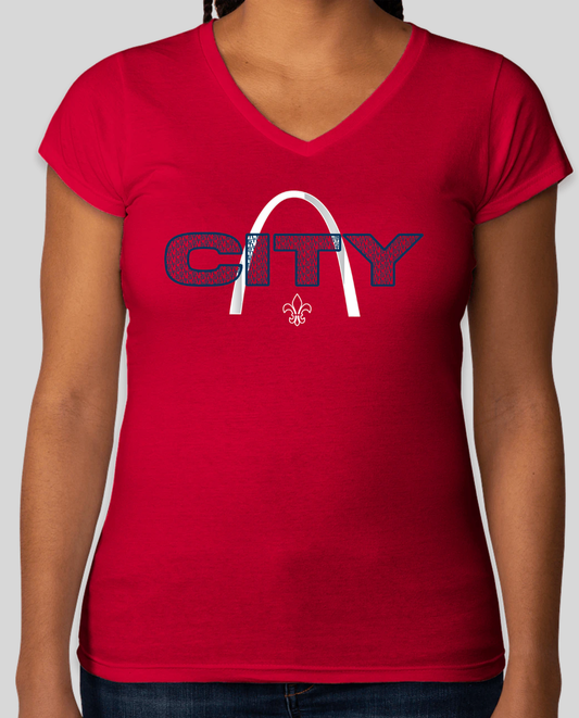 CITY STL - Ladies V-neck