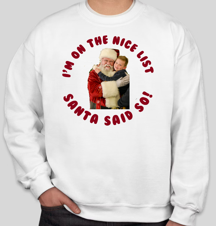 Santa Nice List Crewneck