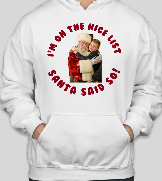 Santa Nice List Hoodie