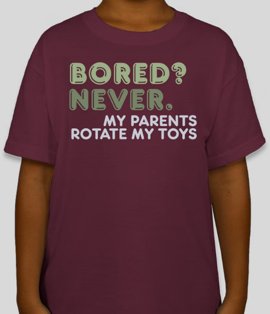 Bored? Never.