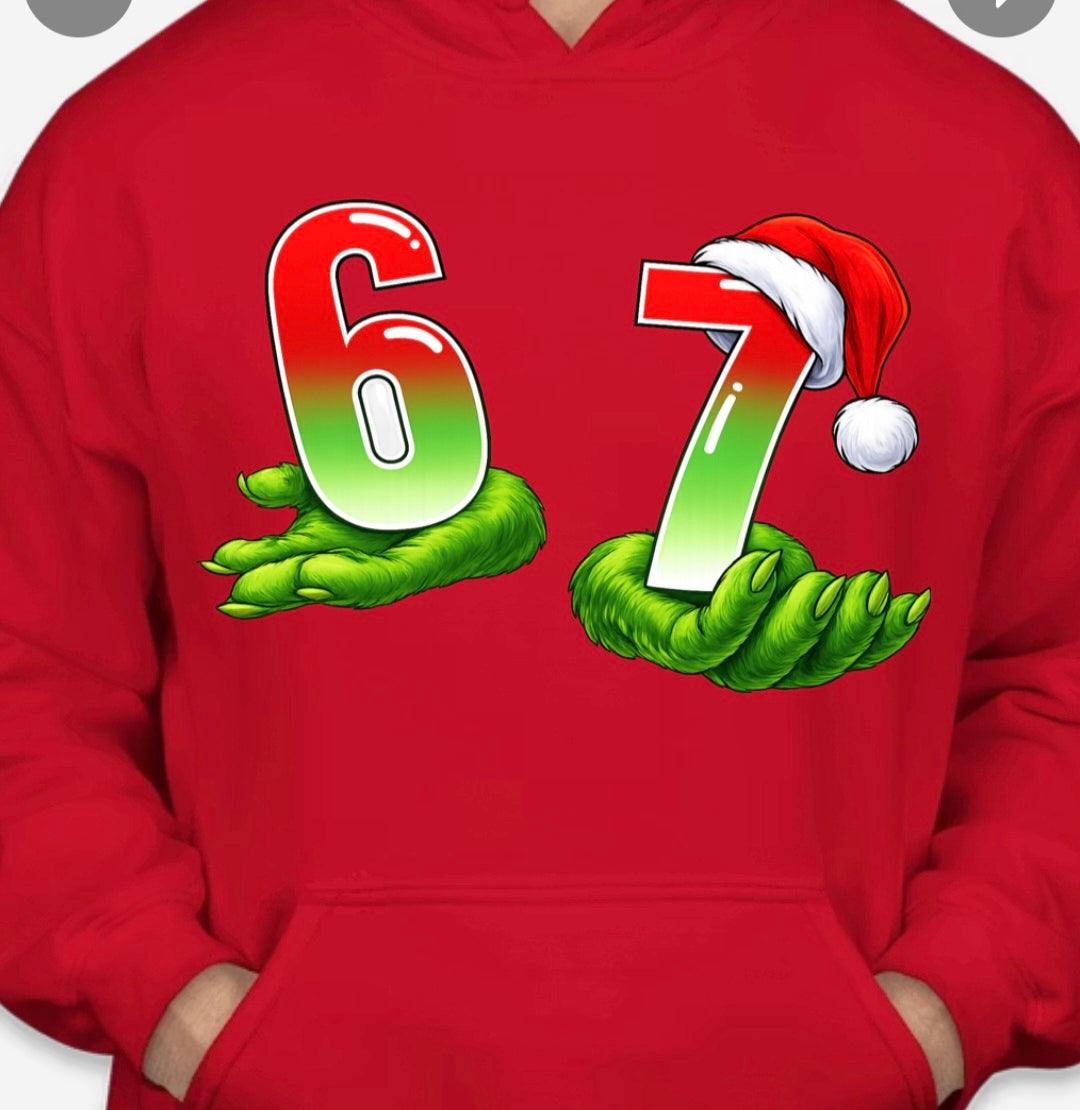 Grinch Hands 6 7 Hoodie