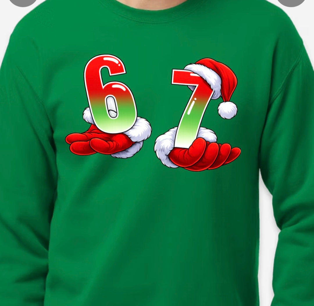 Santa Gloves 6 7 Long Sleeve