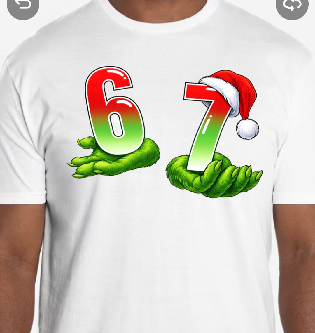 Grinch Hands 6 7 T-shirt
