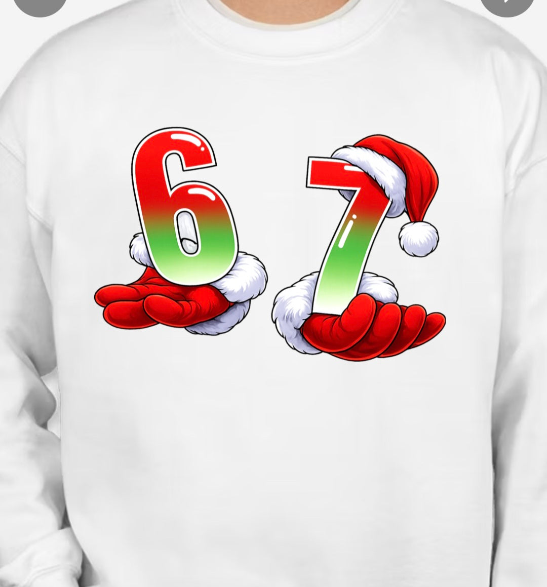 Santa Gloves 6 7 Long Sleeve