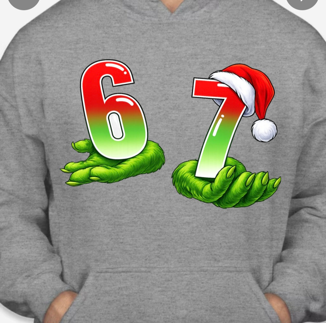 Grinch Hands 6 7 Hoodie