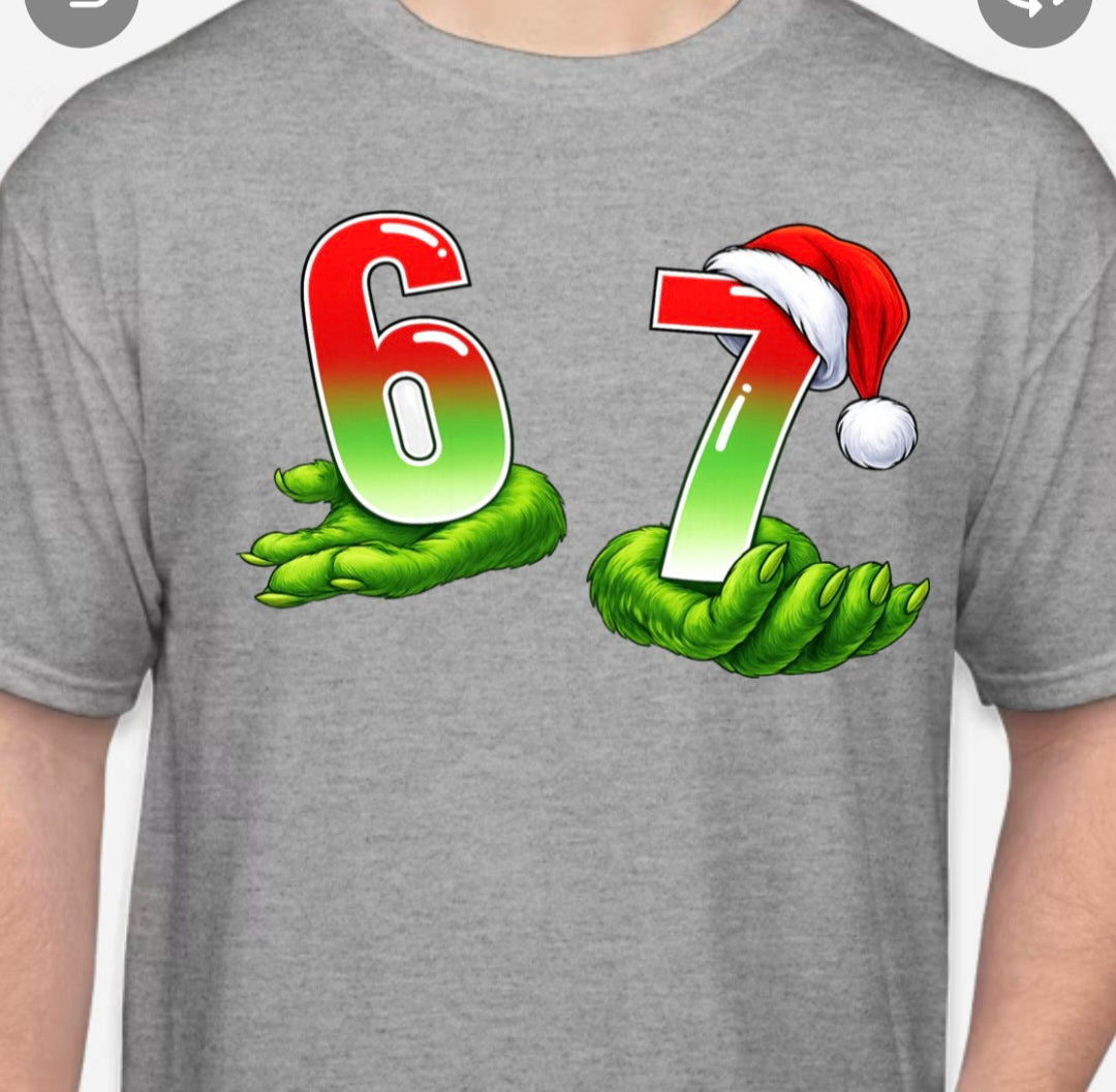 Grinch Hands 6 7 T-shirt