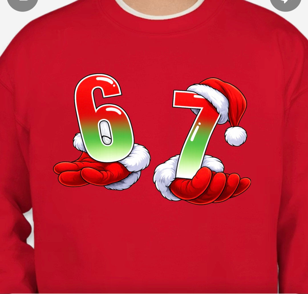 Santa Gloves 6 7 Long Sleeve