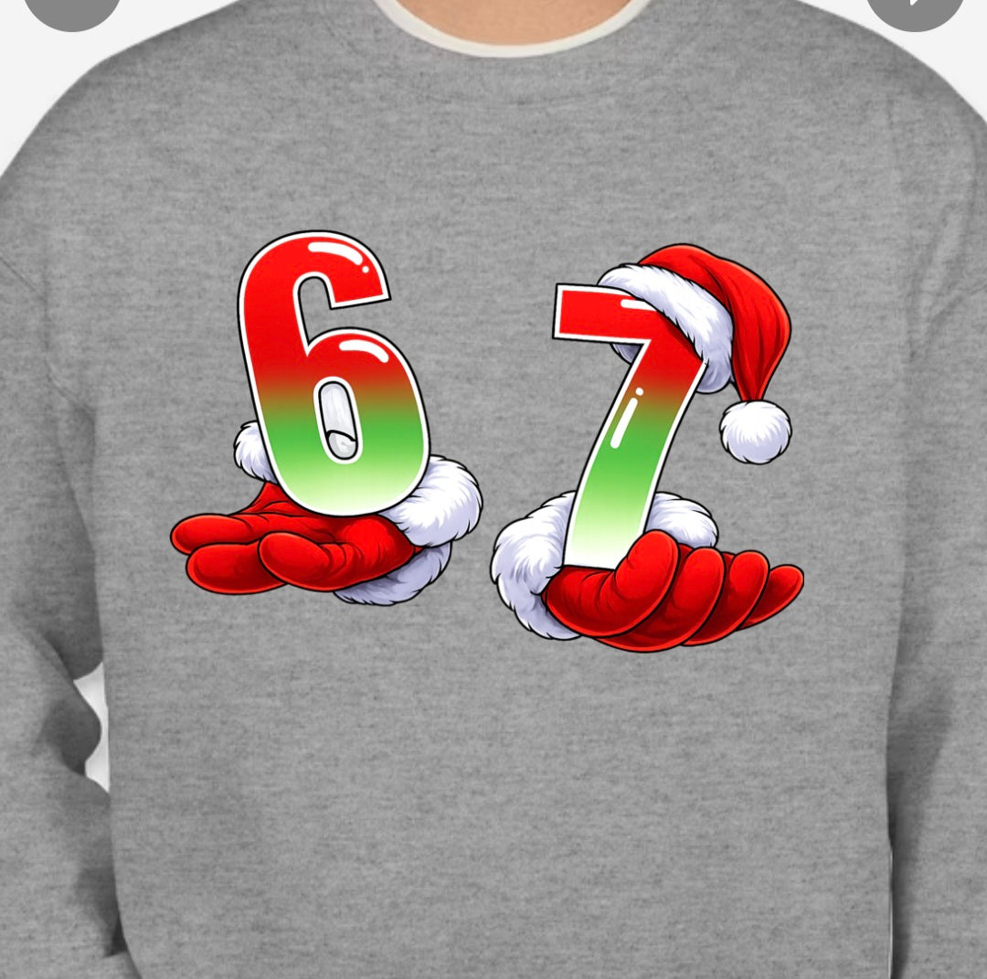 Santa Gloves 6 7 Long Sleeve