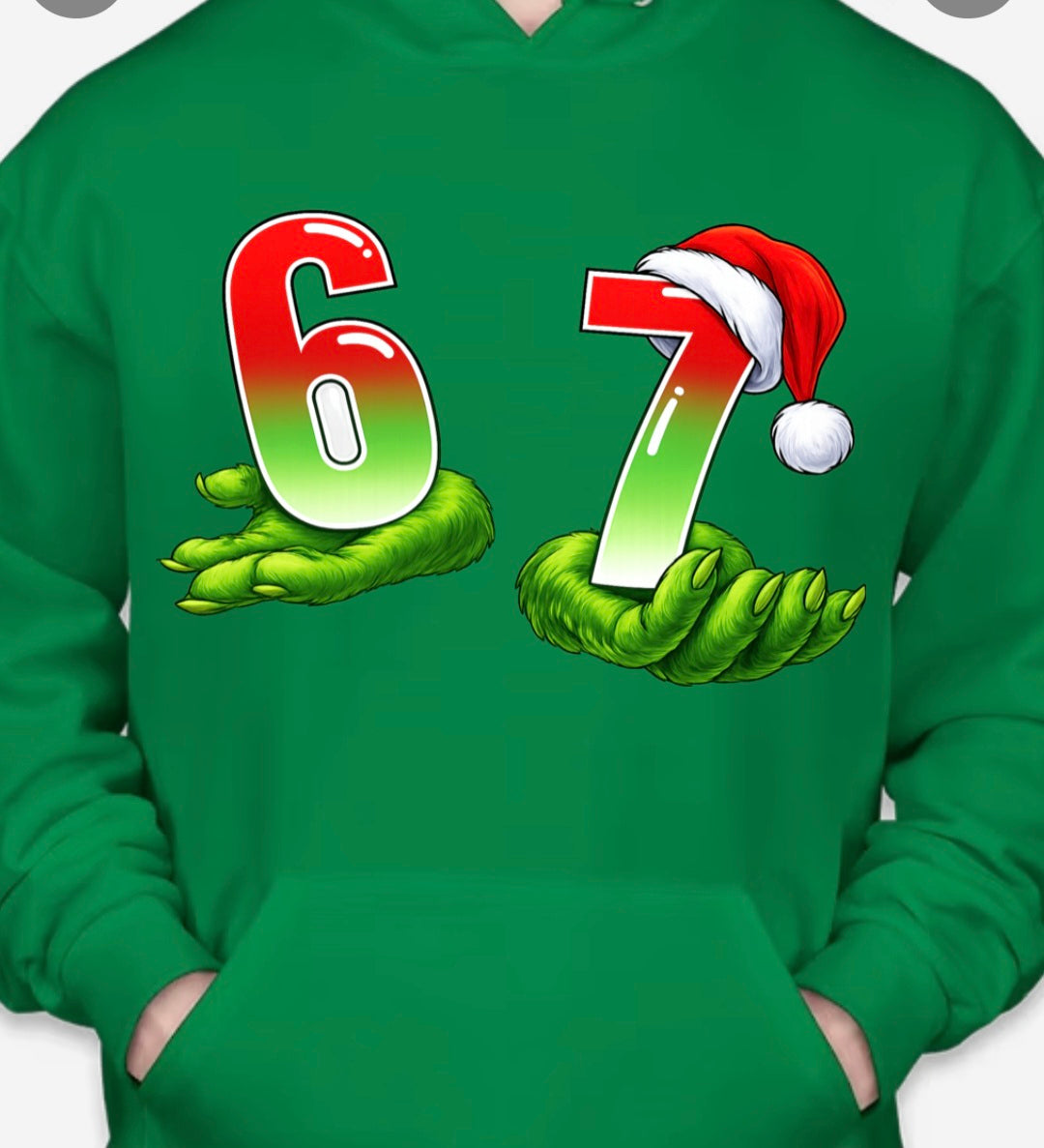 Grinch Hands 6 7 Hoodie