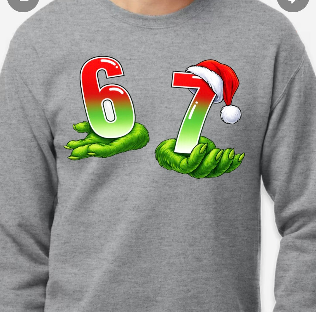 Grinch Hands 6 7 Long Sleeve