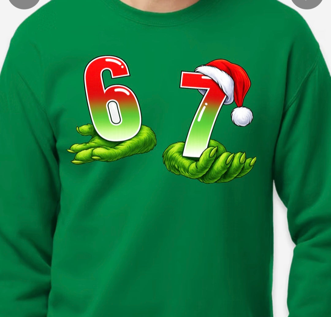 Grinch Hands 6 7 Long Sleeve
