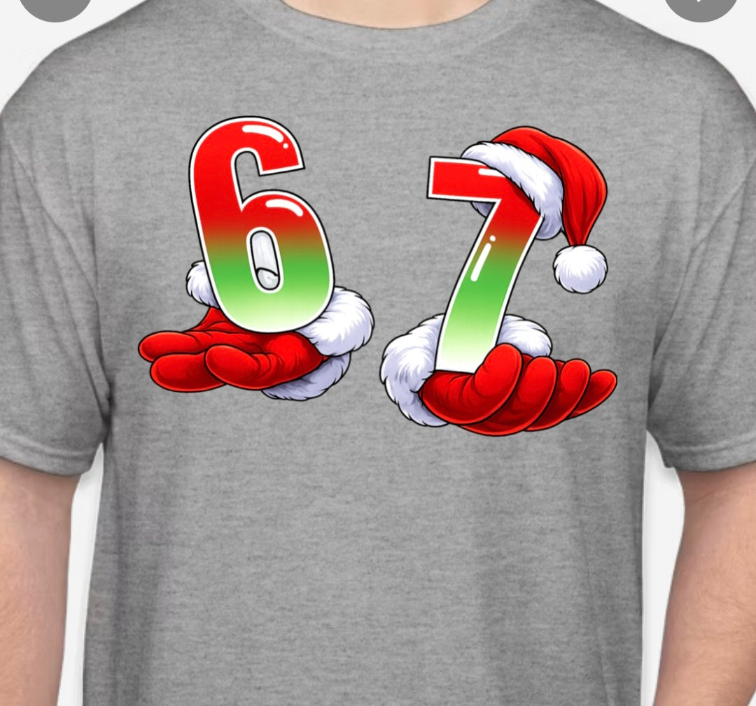 Santa Gloves 6 7 T-Shirt